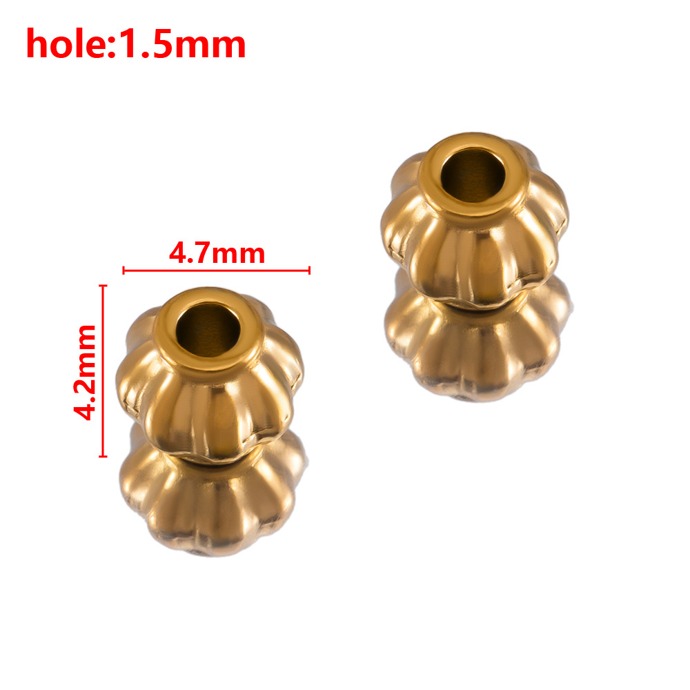 Golden lantern beads-4.7mm