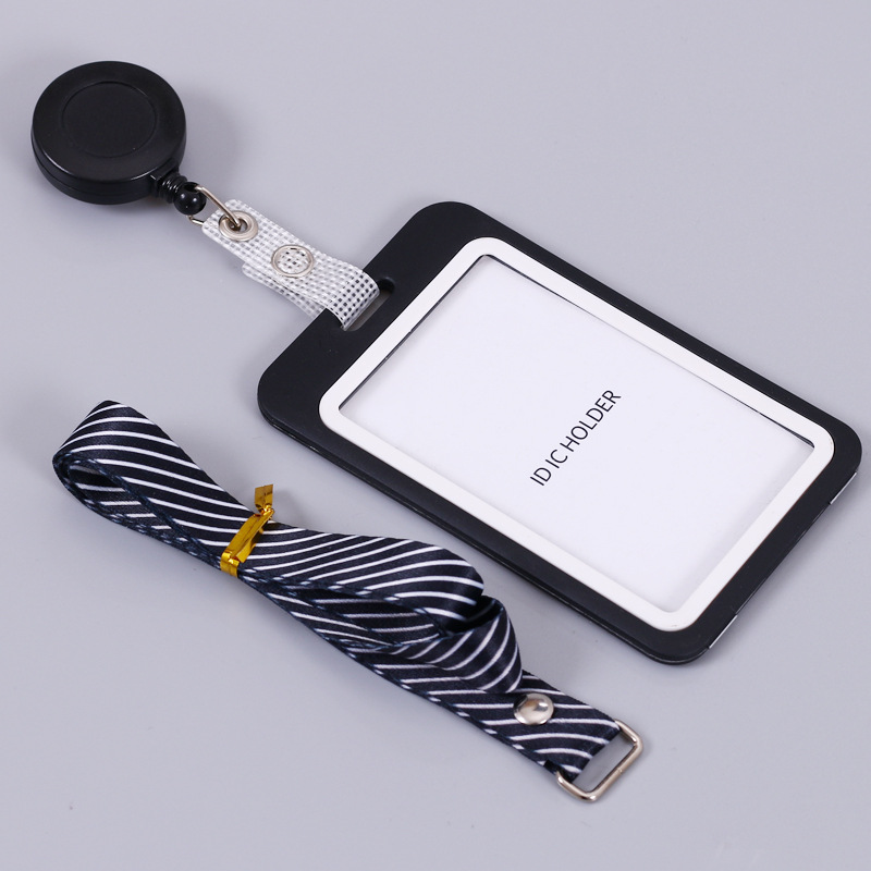 1 Black easy pull buckle  1 black vertical card  1 black rope