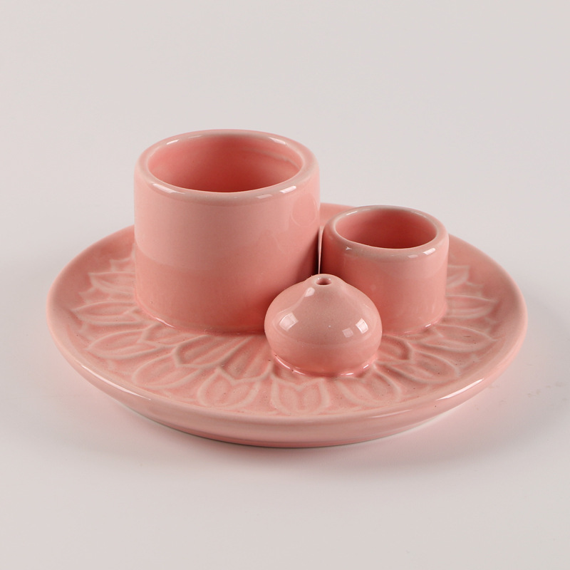 Three-purpose plate pink