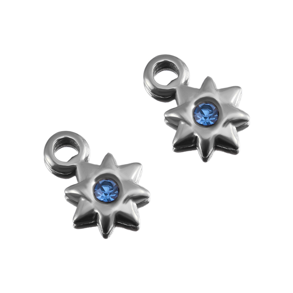 Steel color-light blue-6mm
