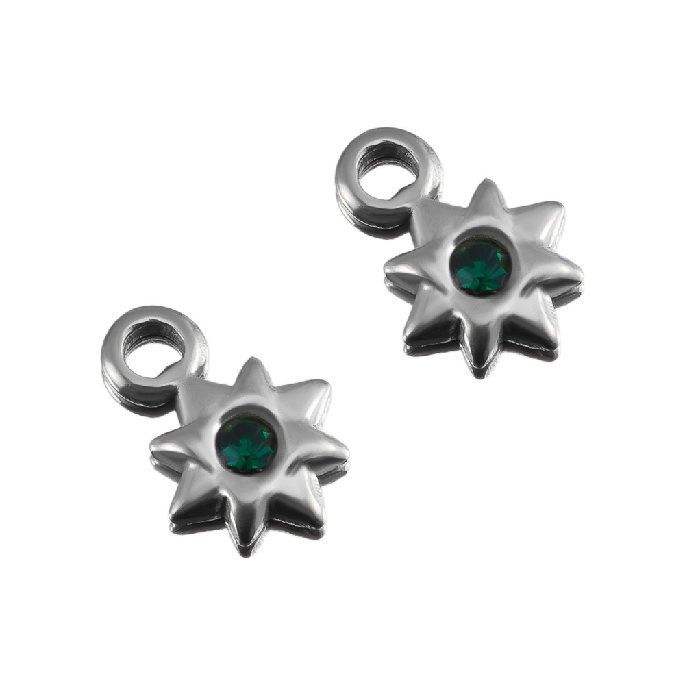Steel color-dark green-6mm