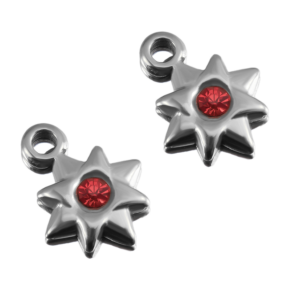 Steel color-red-8mm