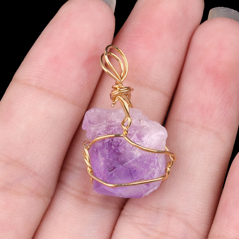 Light amethyst teeth