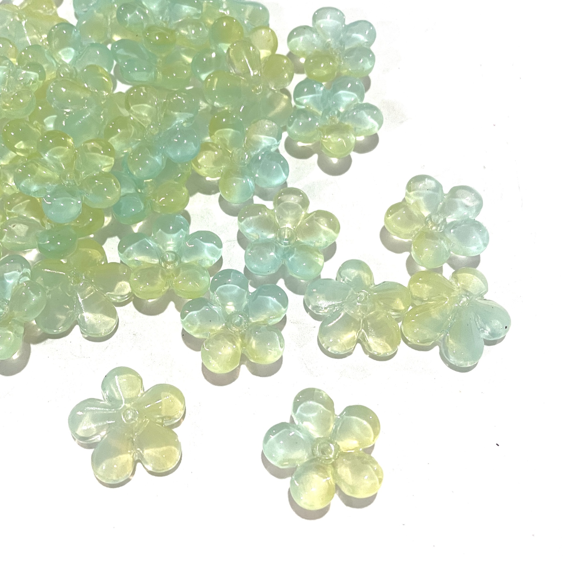 Water foam yellow green