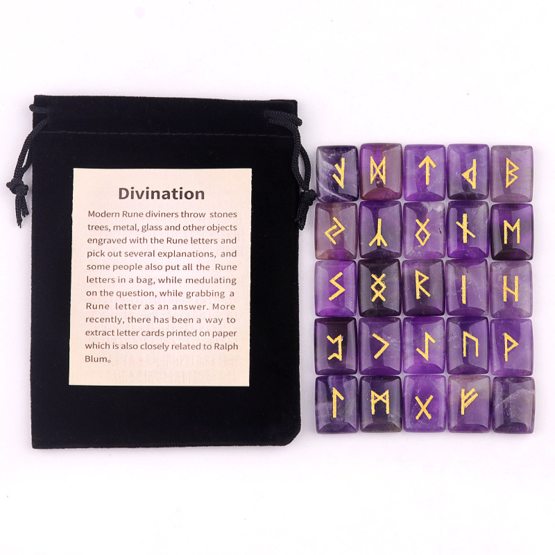 Amethyst (25 pieces   flannel bag   instruction manual)