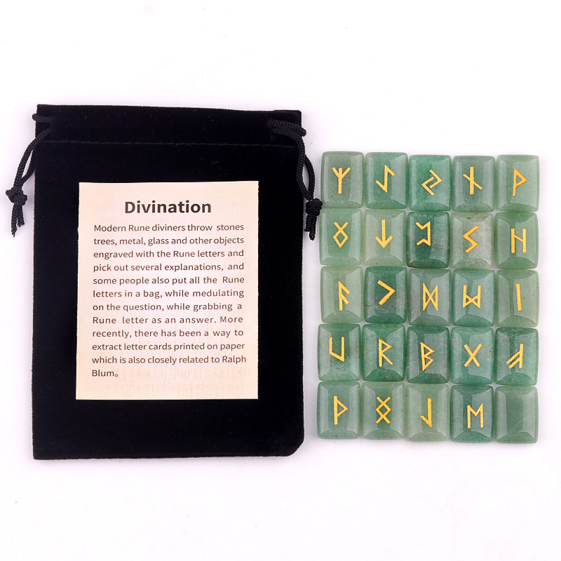 Green Dongling (25 pieces   Flannel bag   Instruction Manual)