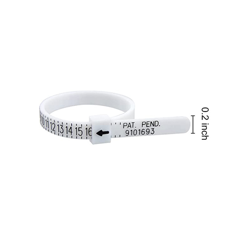White [with standard measuring ruler]