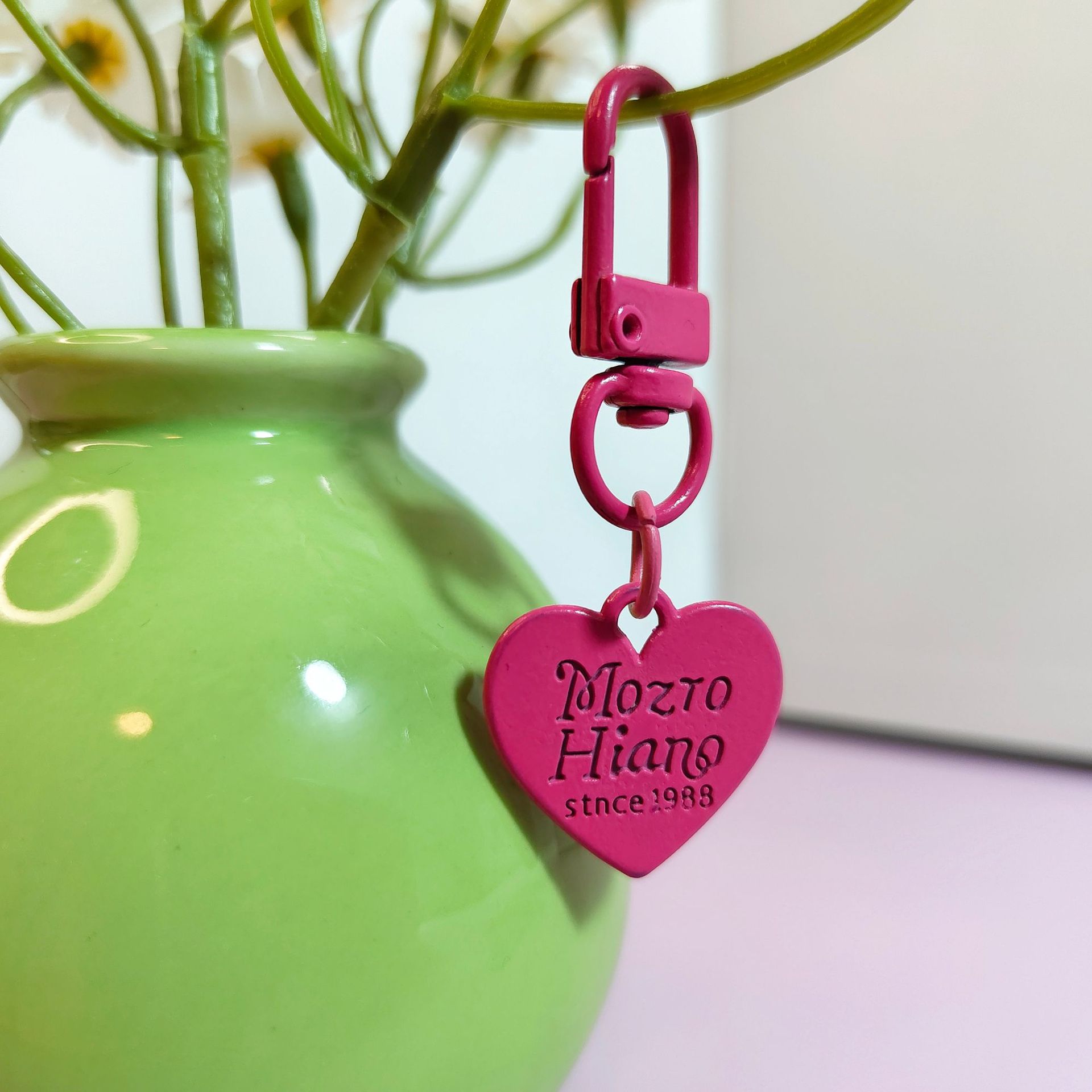 Rose red love door buckle