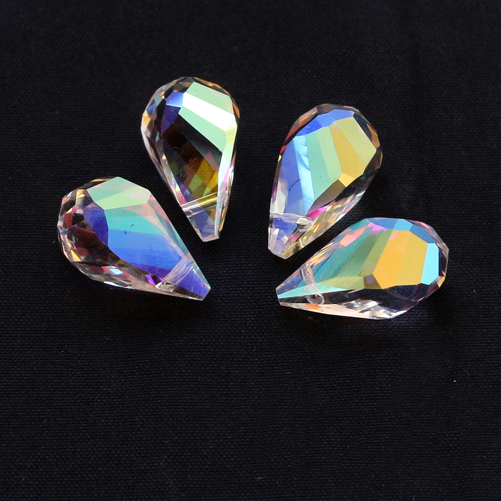 10x18mm twist water drop rainbow ab