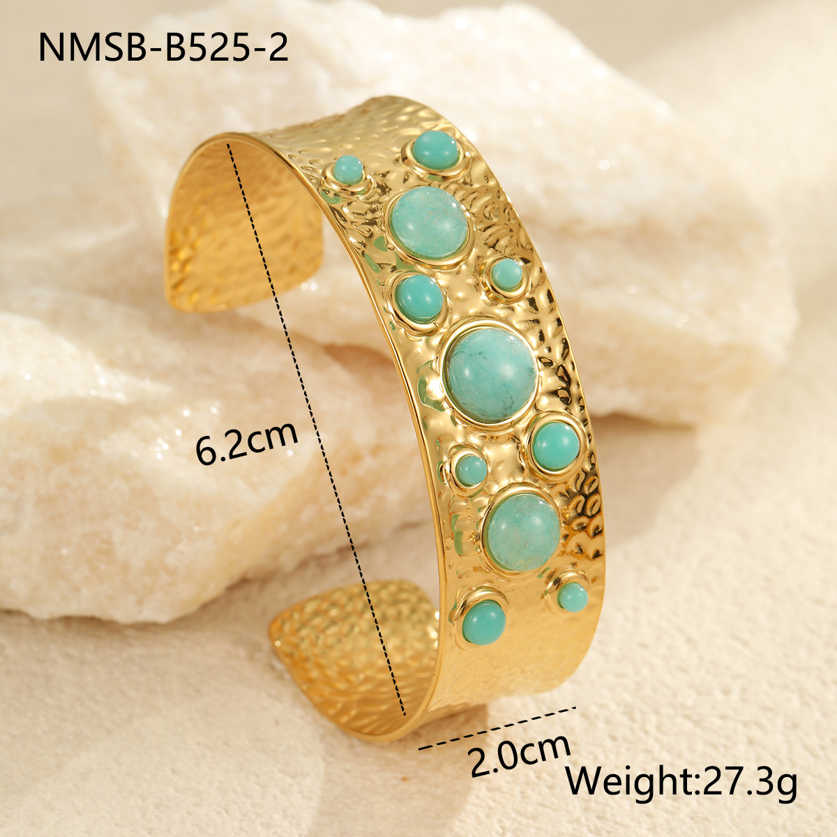 Nmsb-b525-2 blue tianhe stone bracelet