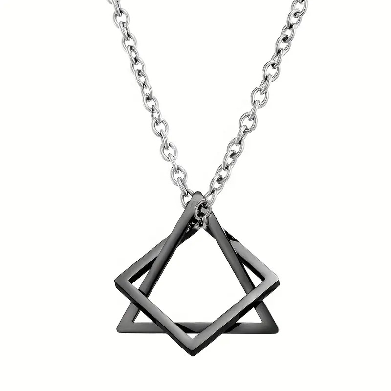 black cross chain