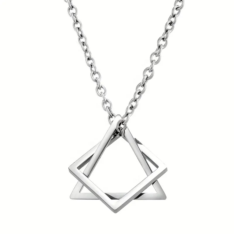 silver cross chain