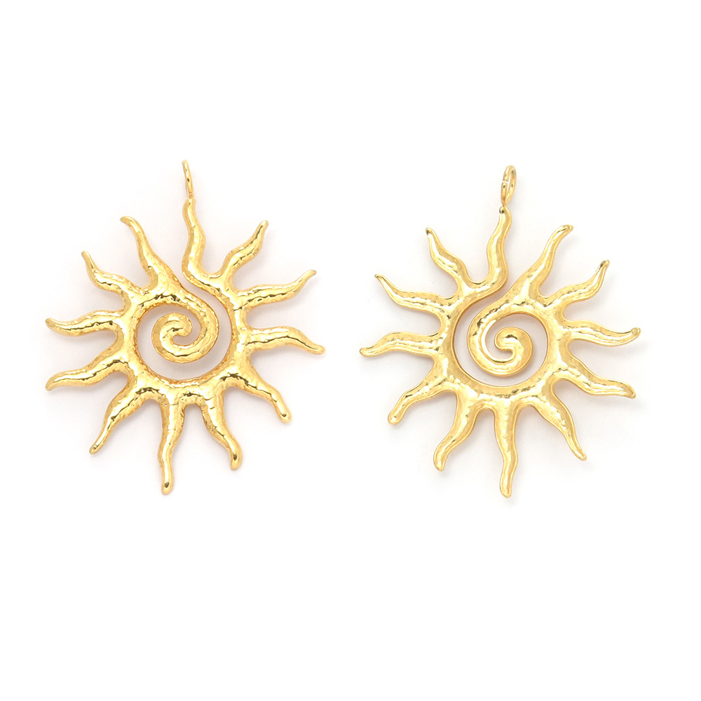 Vertical circle gold
