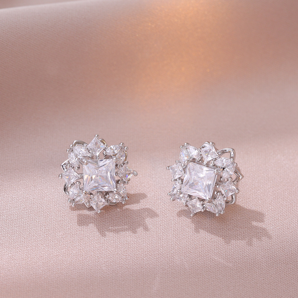 Silver earrings