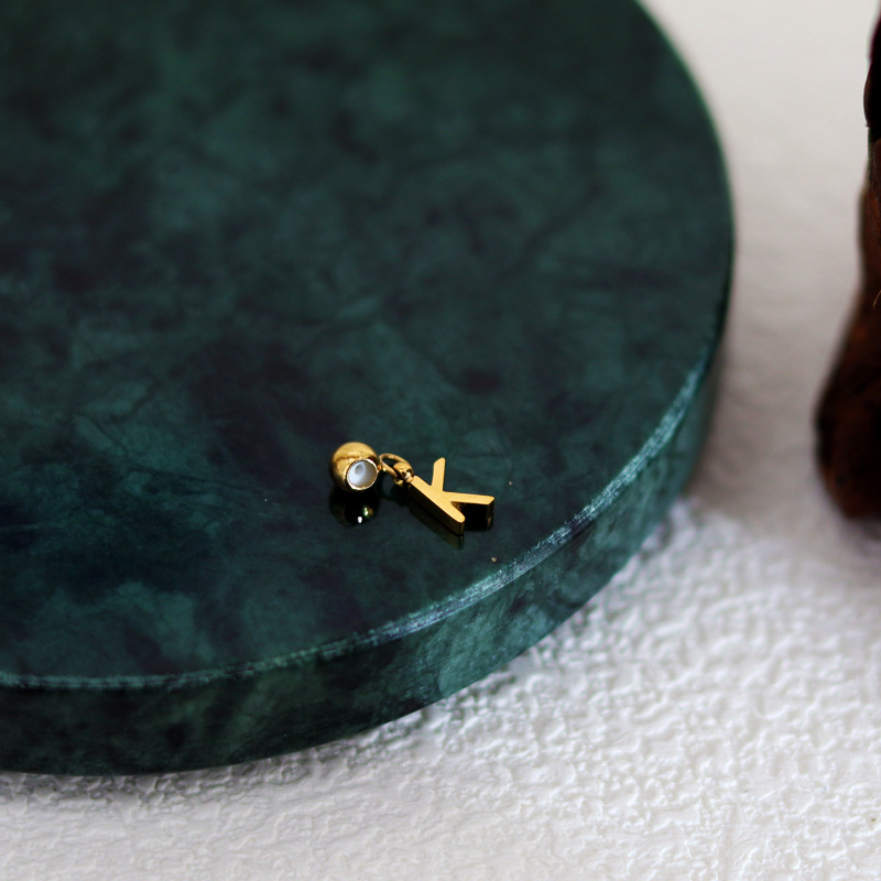 Letter Pendant (K)