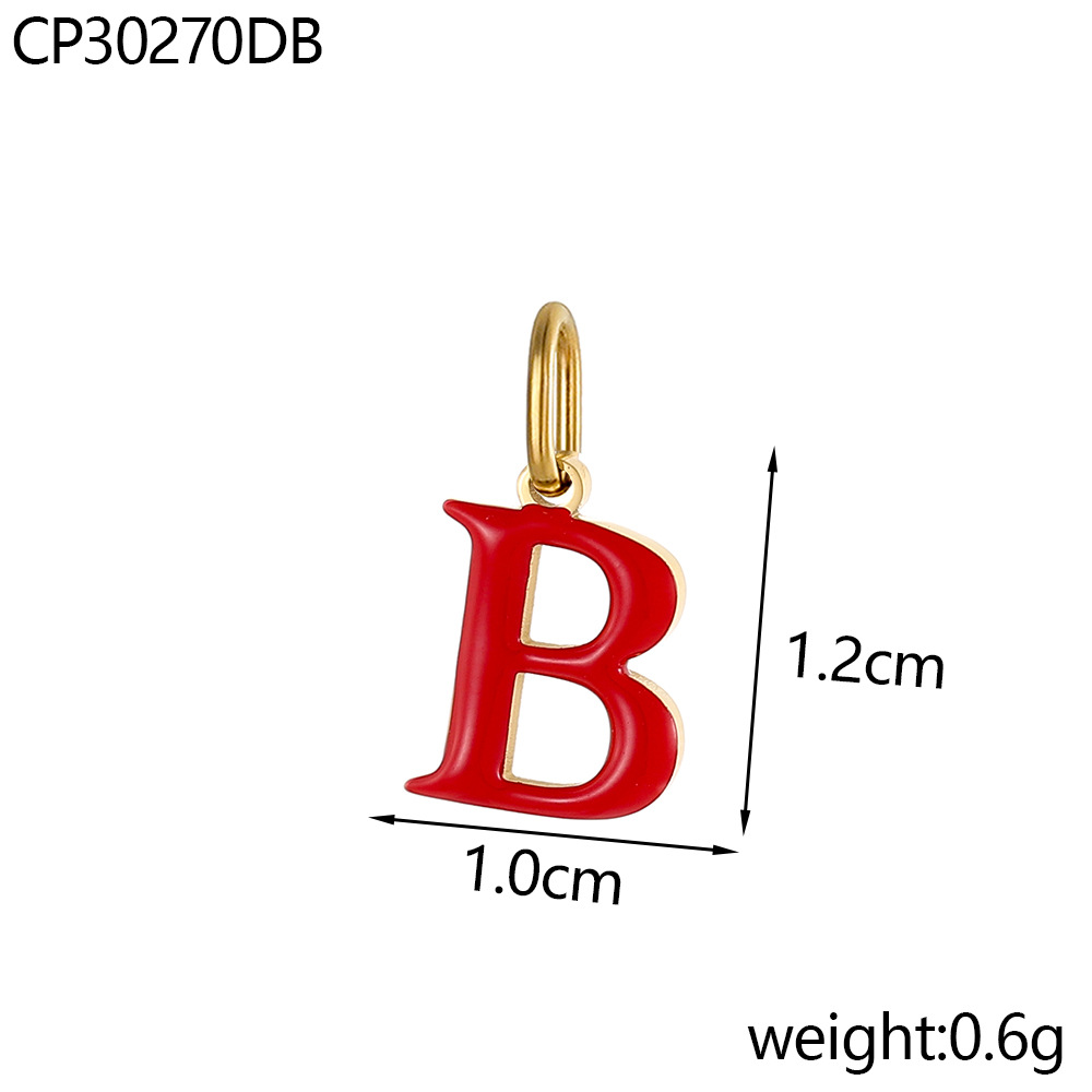 Oil drop letter-b