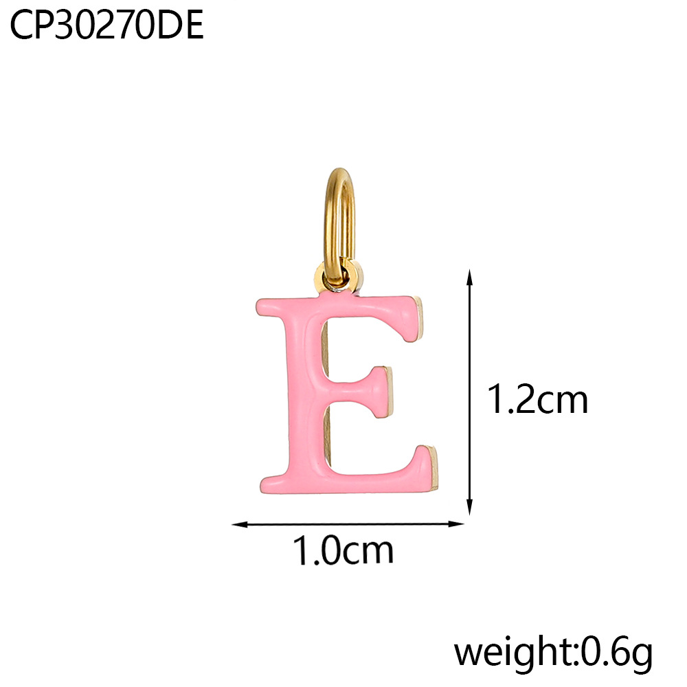 Oil drop letter-e