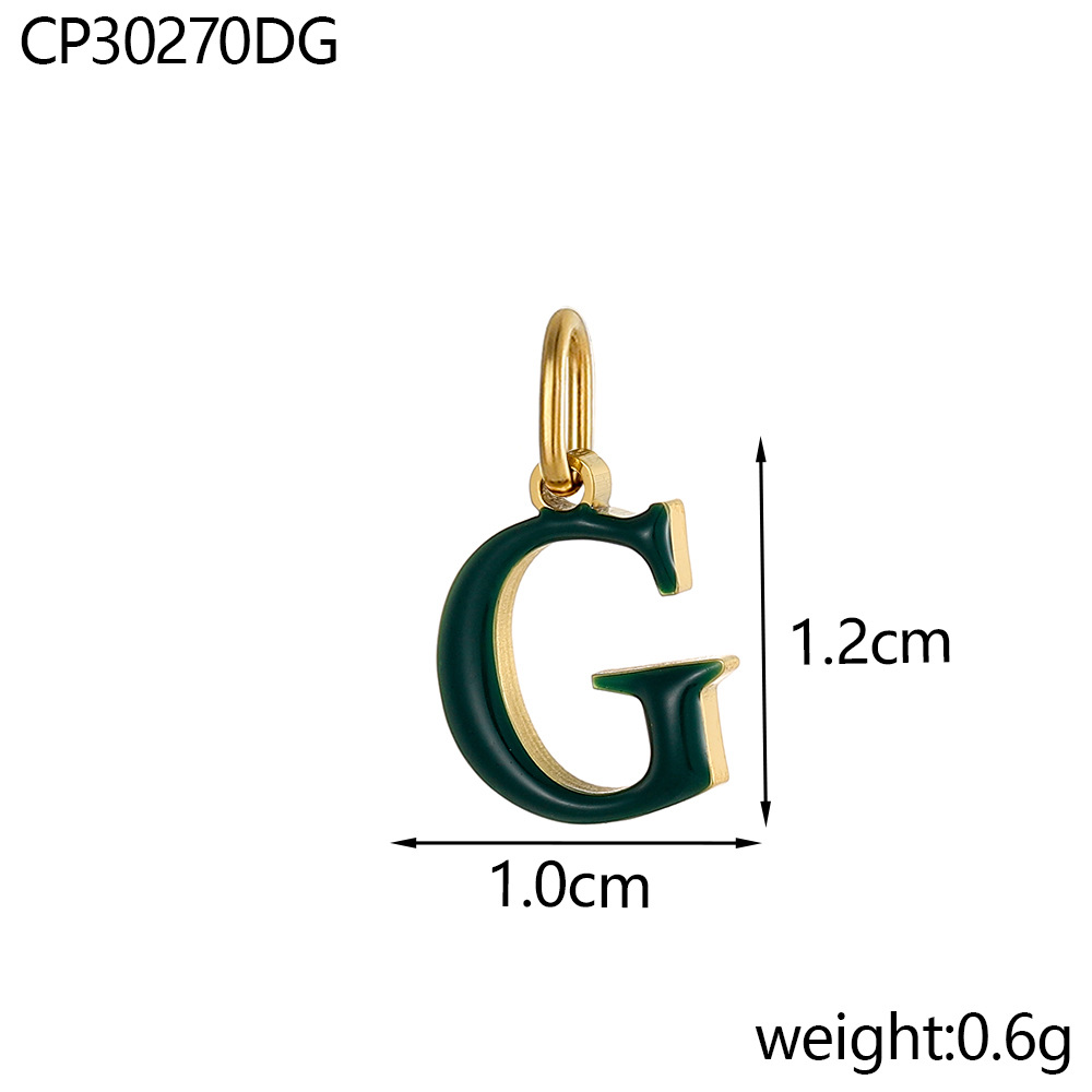 Oil drop letter-g