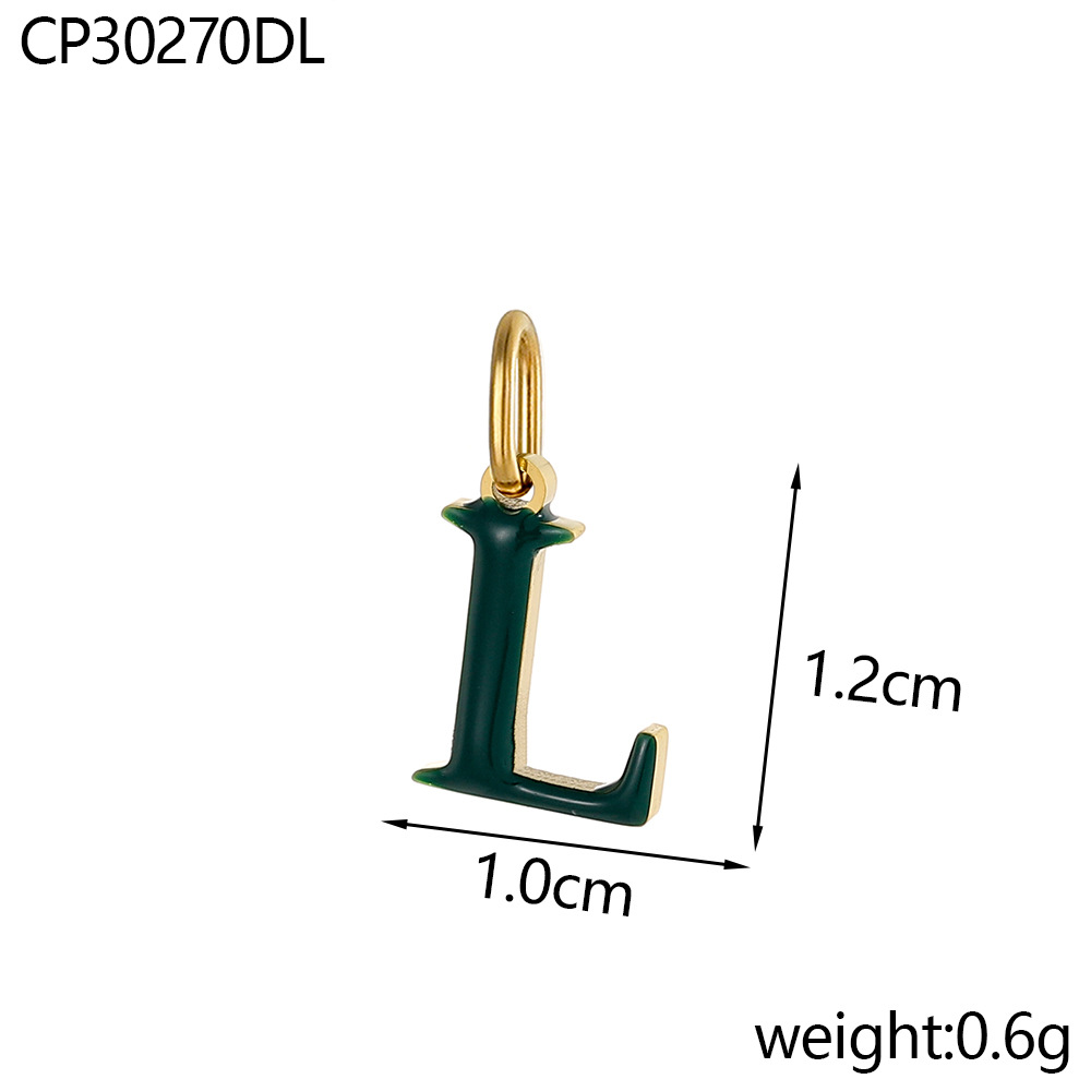 Oil drop letter-l