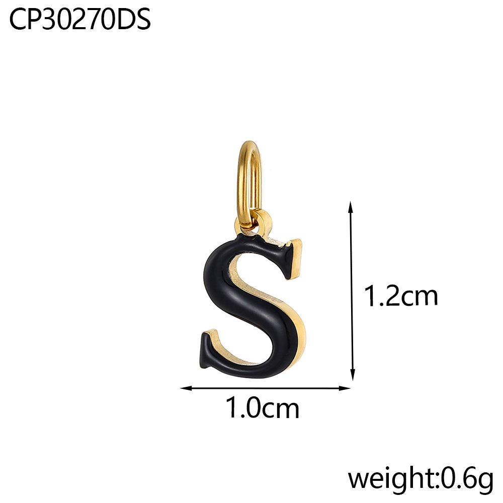 Oil drop letter-s