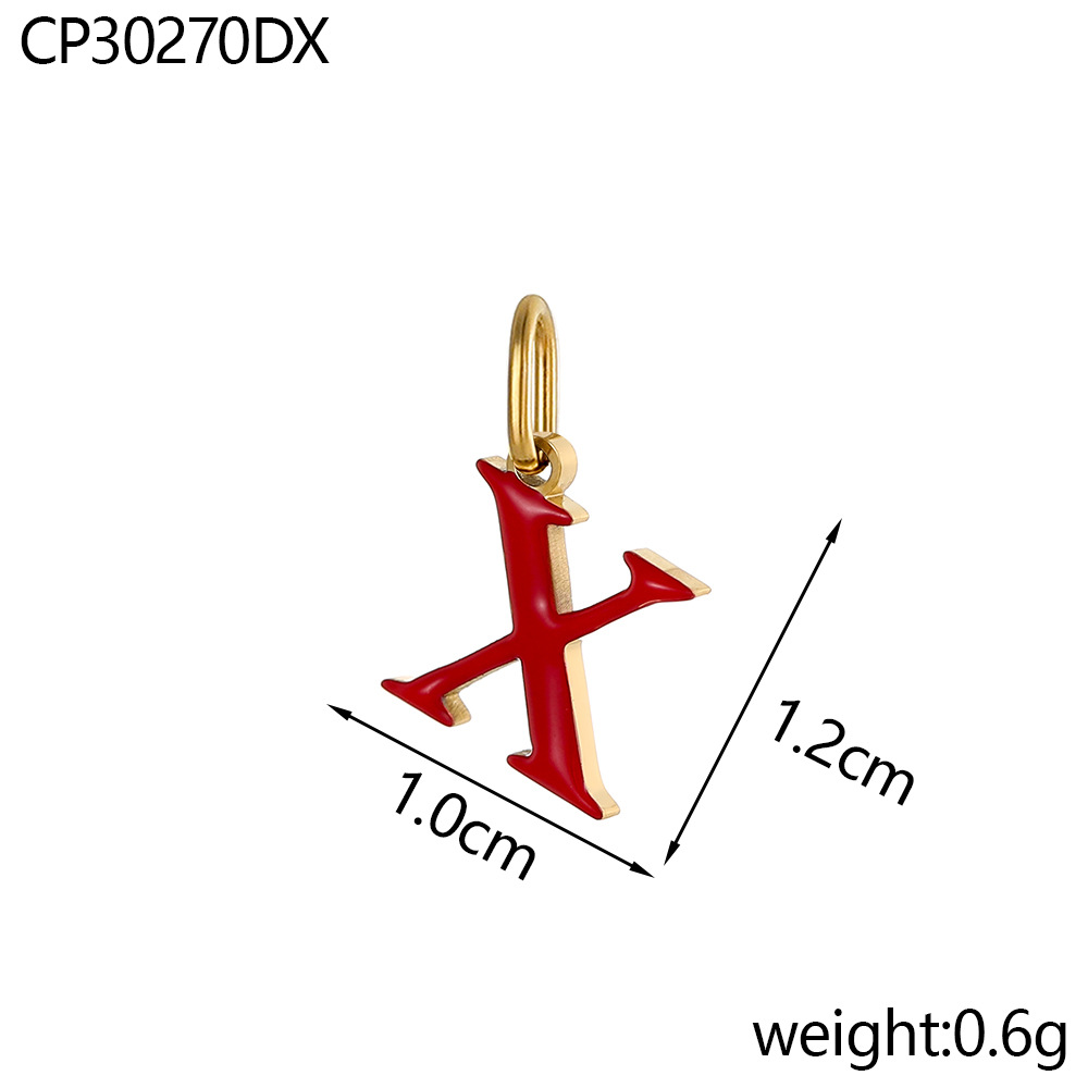 Oil drop letter-x