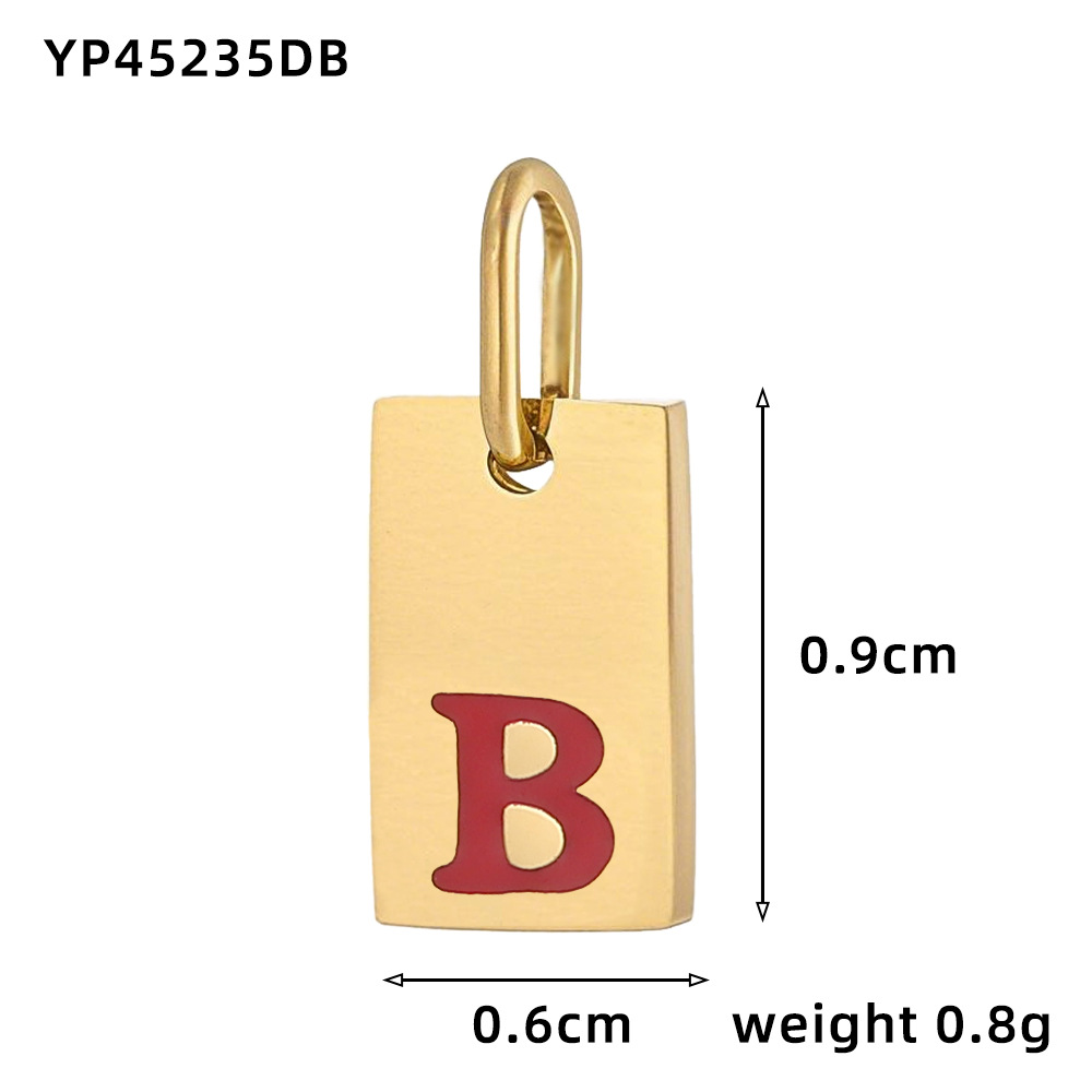 Oil drop letter-b