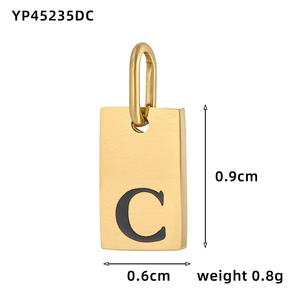 Oil drop letter-c