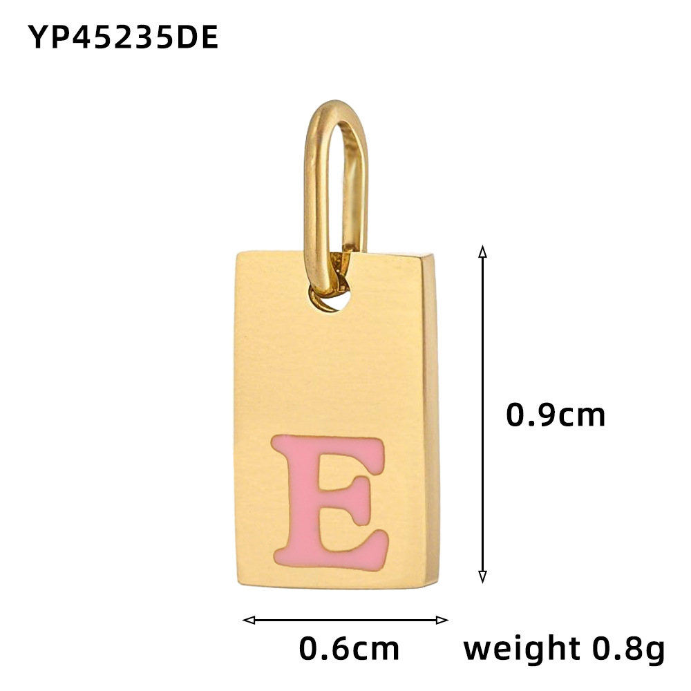 Oil drop letter-e