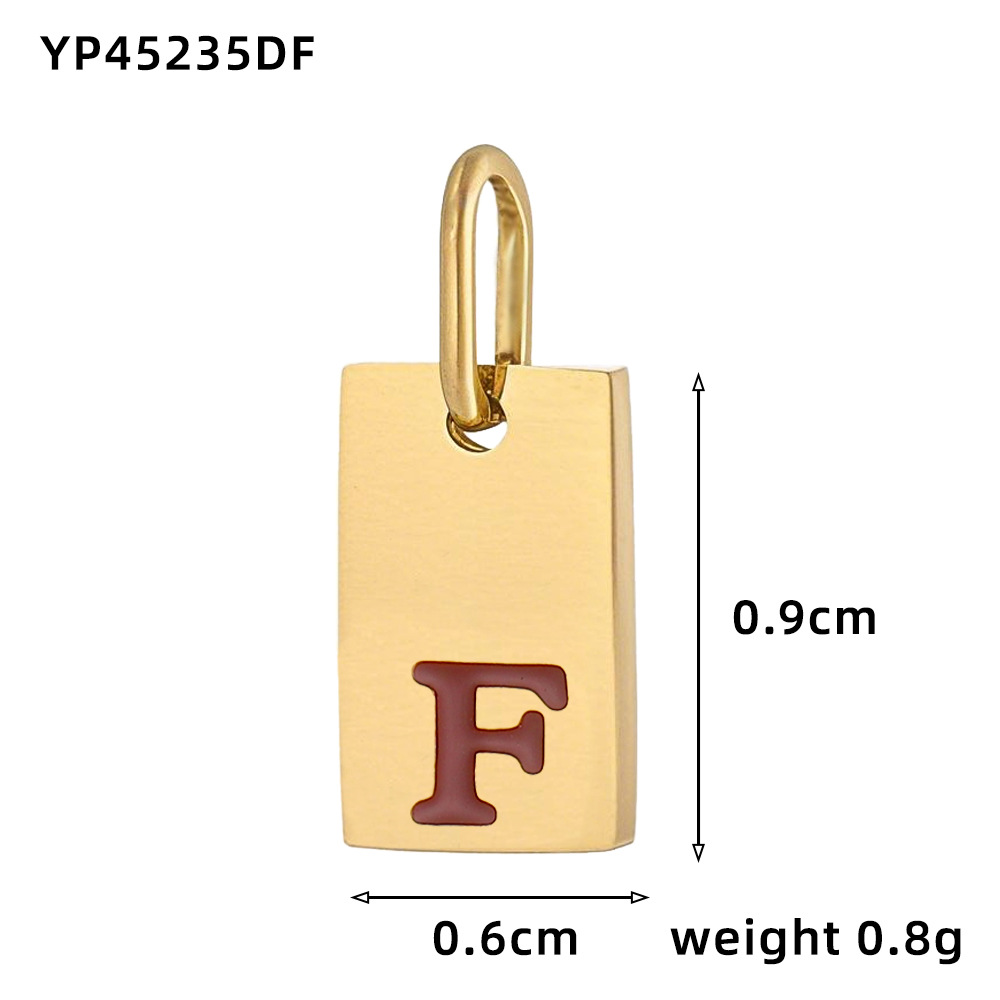 Oil drop letter-f