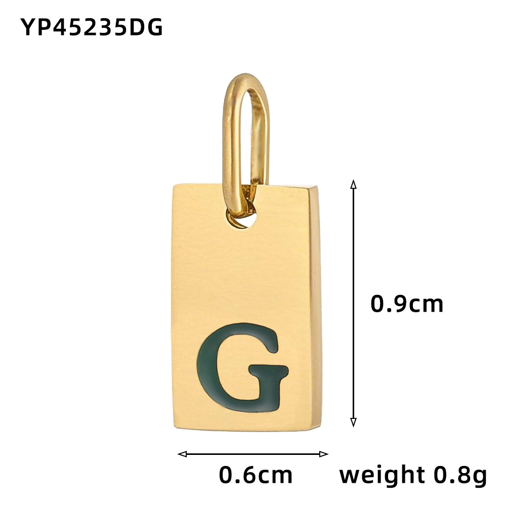 Oil drop letter-g