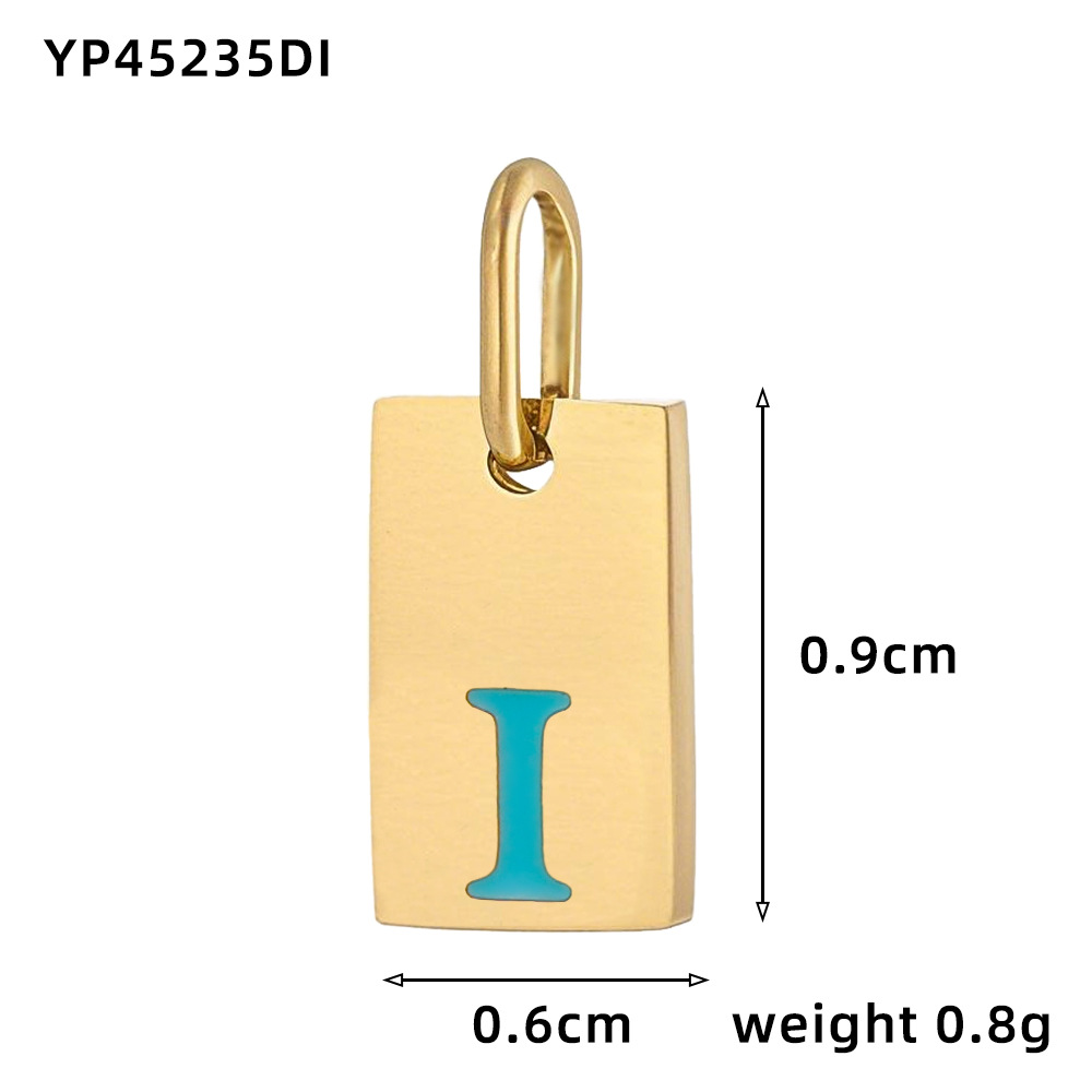 Oil drop letter-i