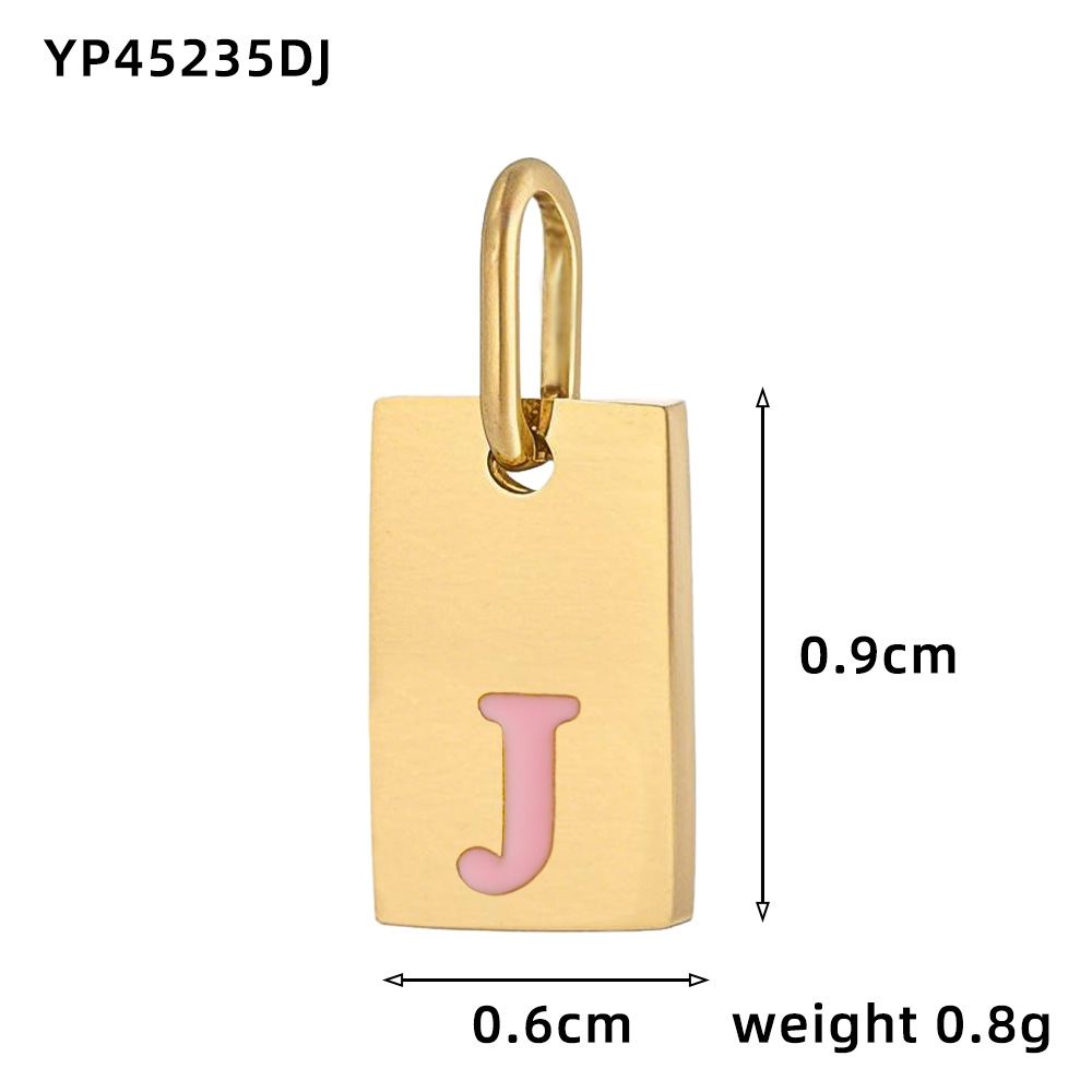 Oil drop letter-j