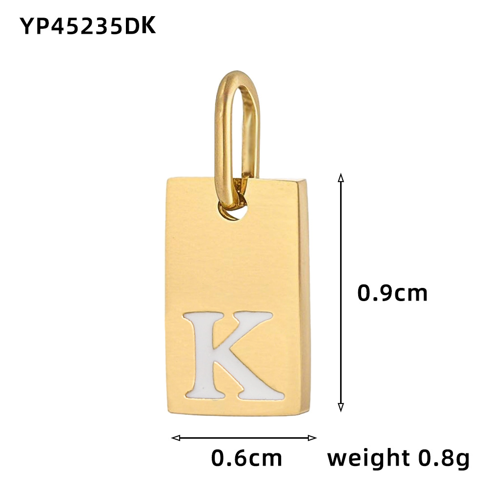 Oil drop letter-k