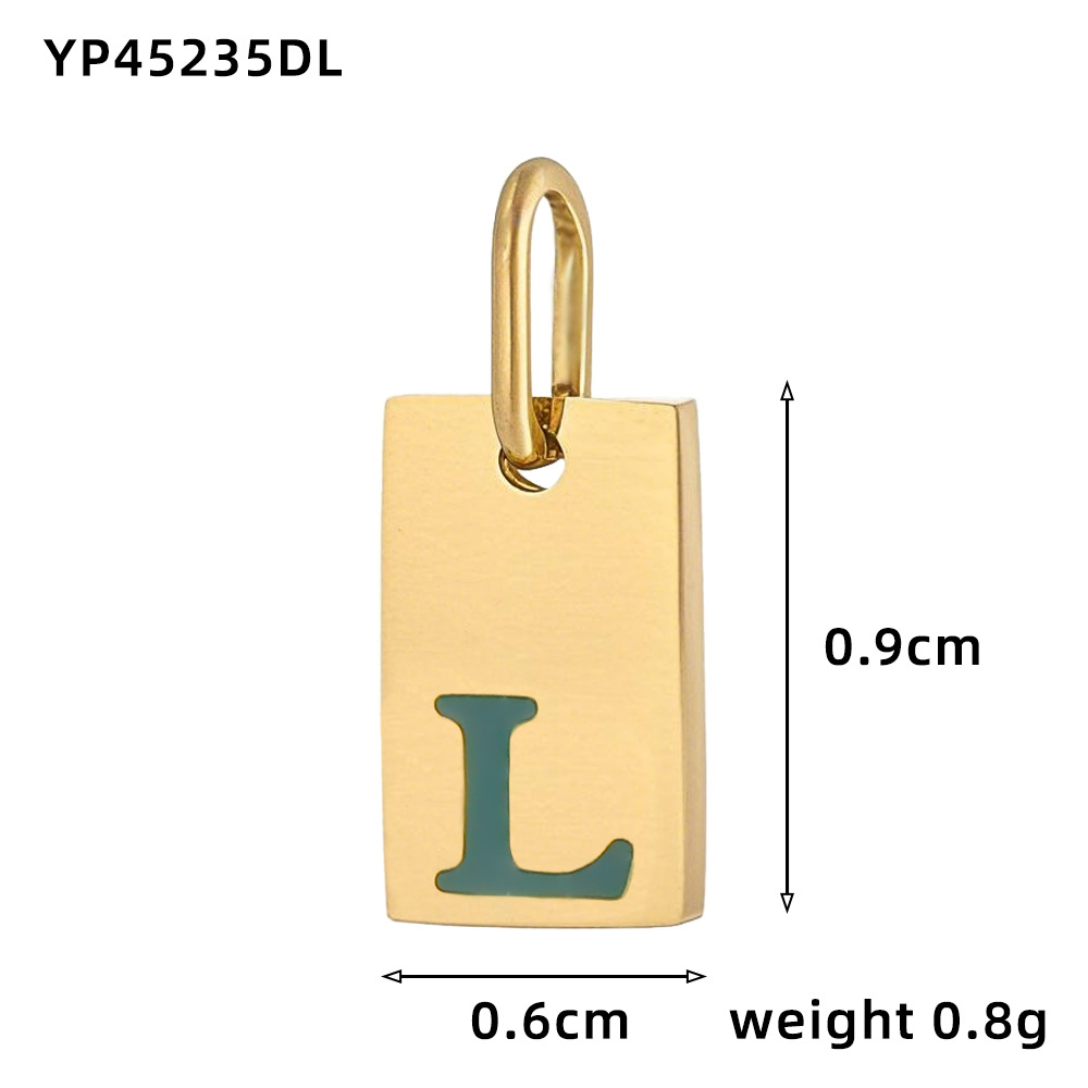 Oil drop letter-l