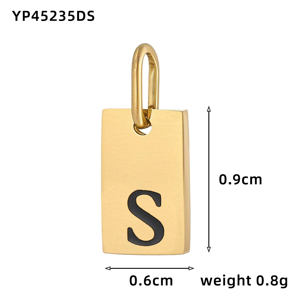 Oil drop letter-s