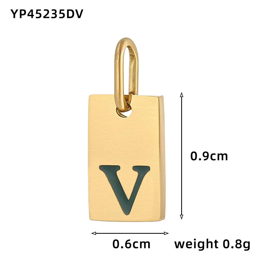 Oil drop letter-v
