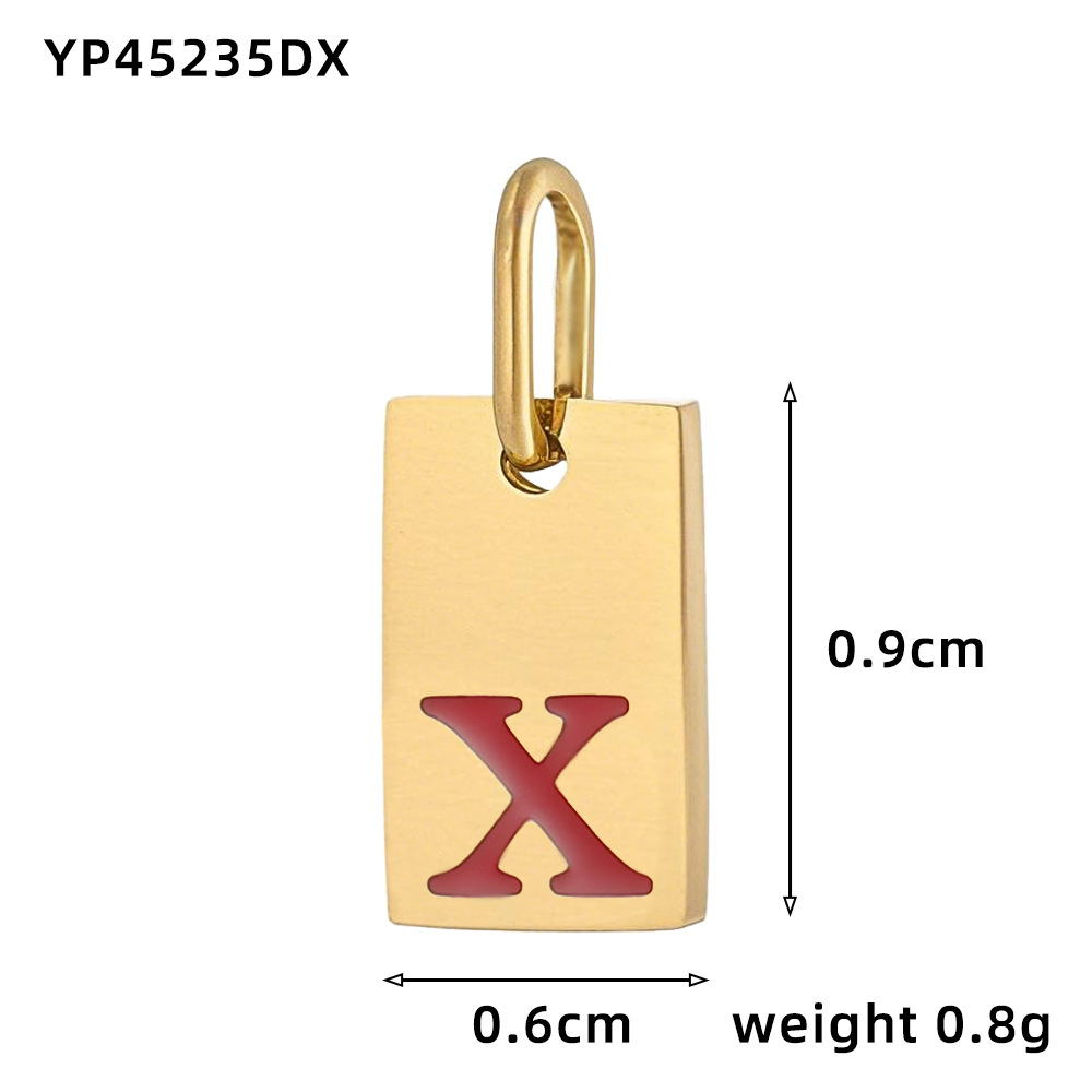 Oil drop letter-x