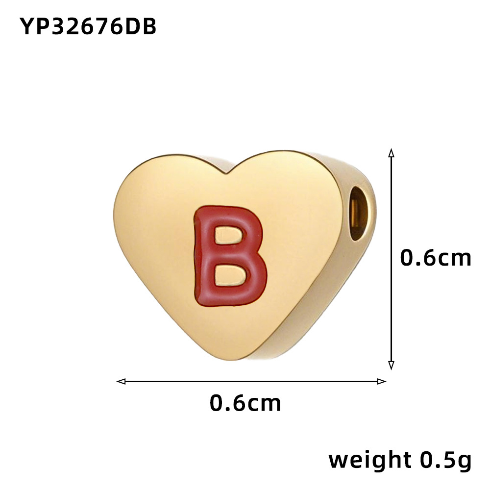 Love oil drop letter-b