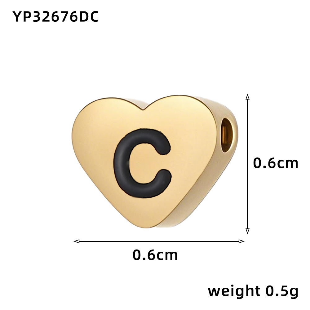 Love oil drop letter-c