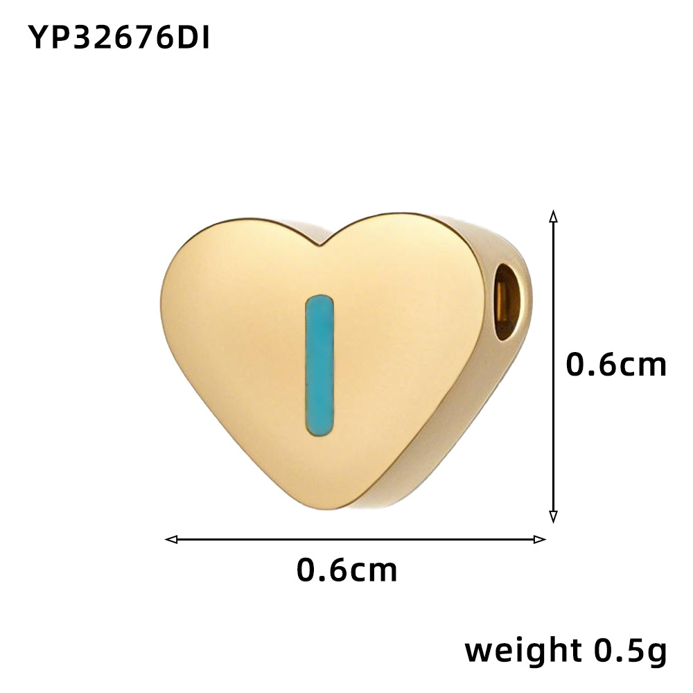 Love oil drop letter-i