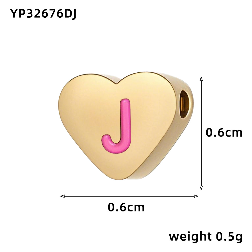 Love oil drop letter-j