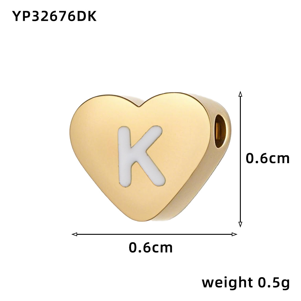 Love oil drop letter-k