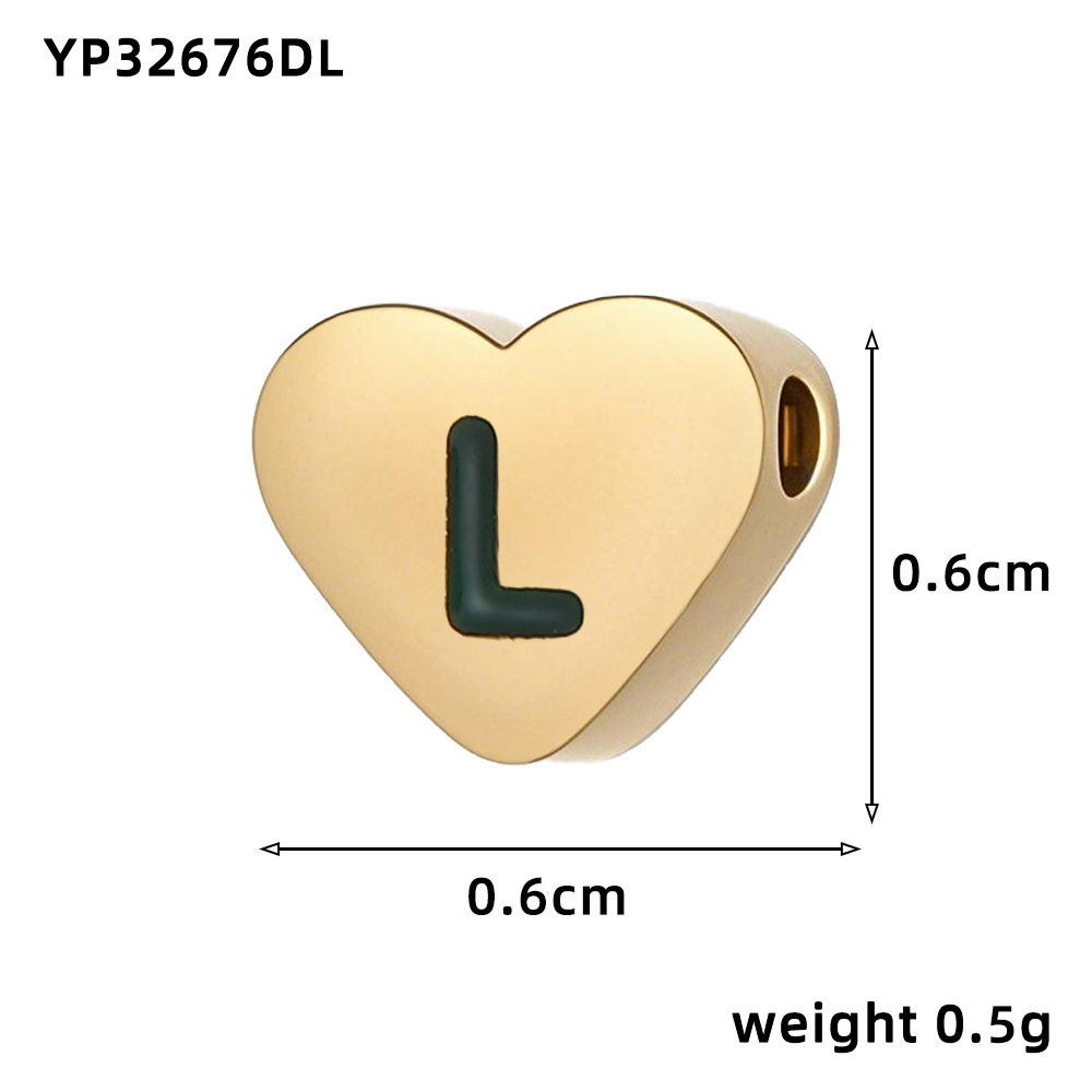 Love oil drop letter-l
