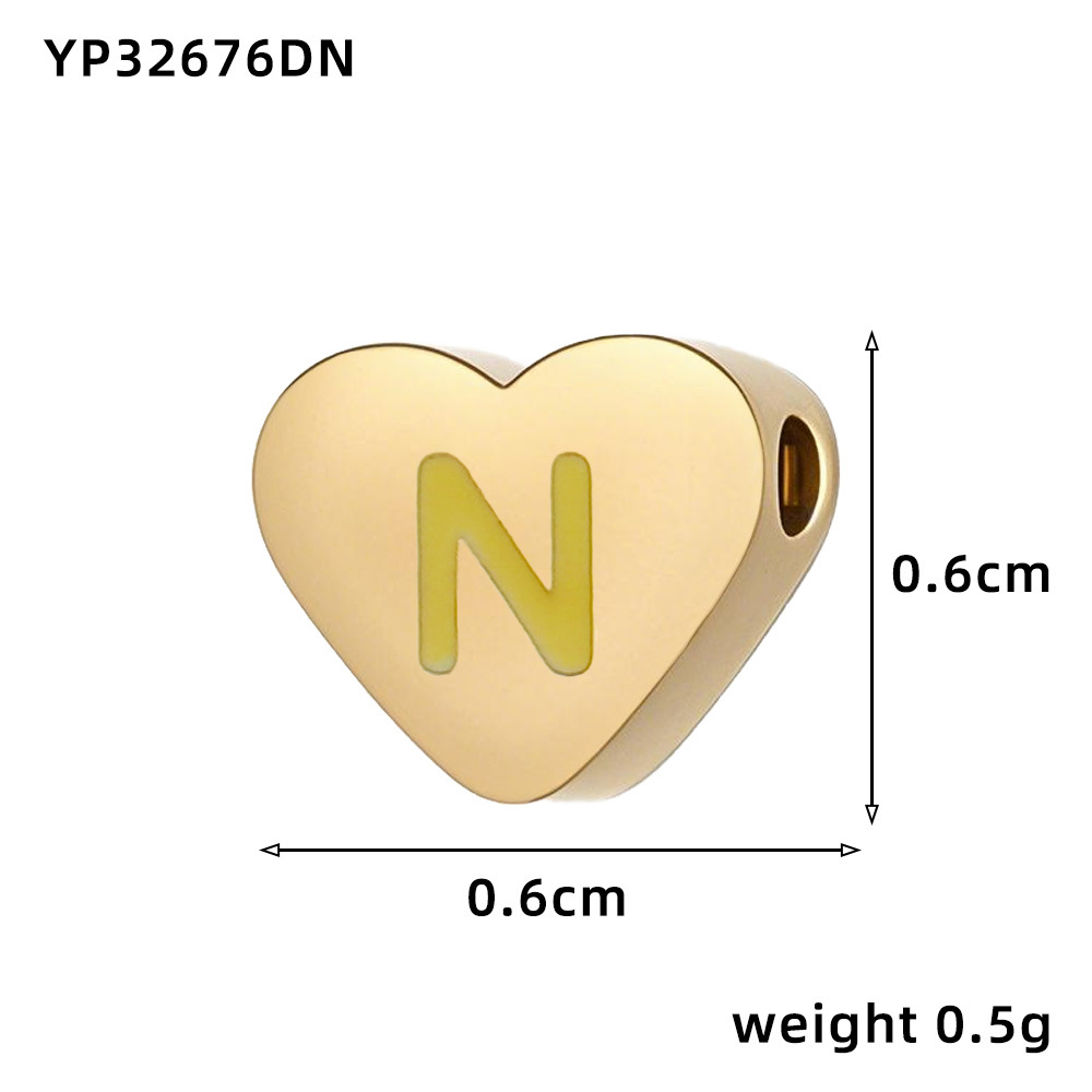 Love oil drop letter-n