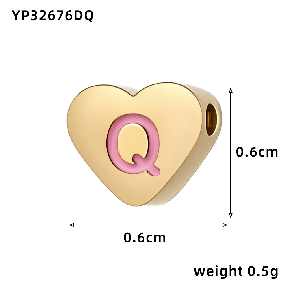 Love oil drop letter-q