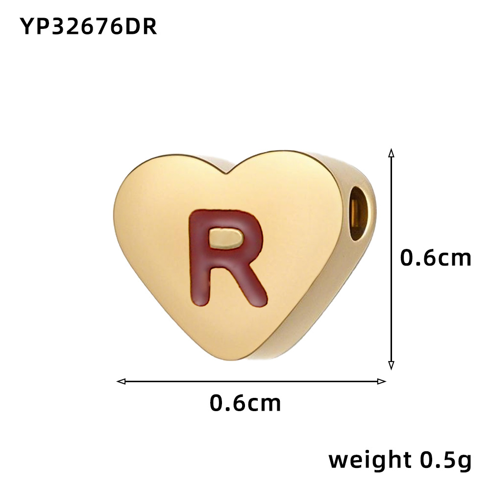 Love oil drop letter-r