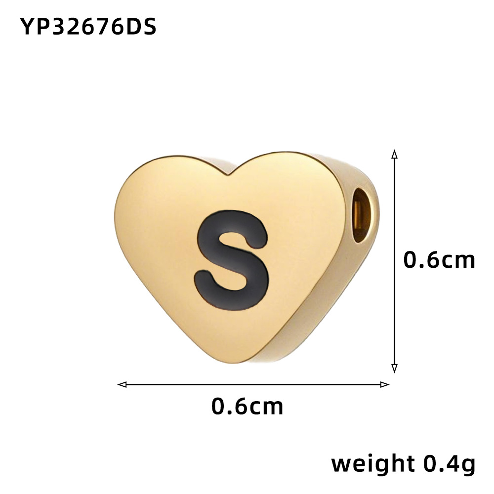Love oil drop letter-s