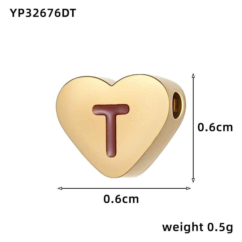Love oil drop letter-t