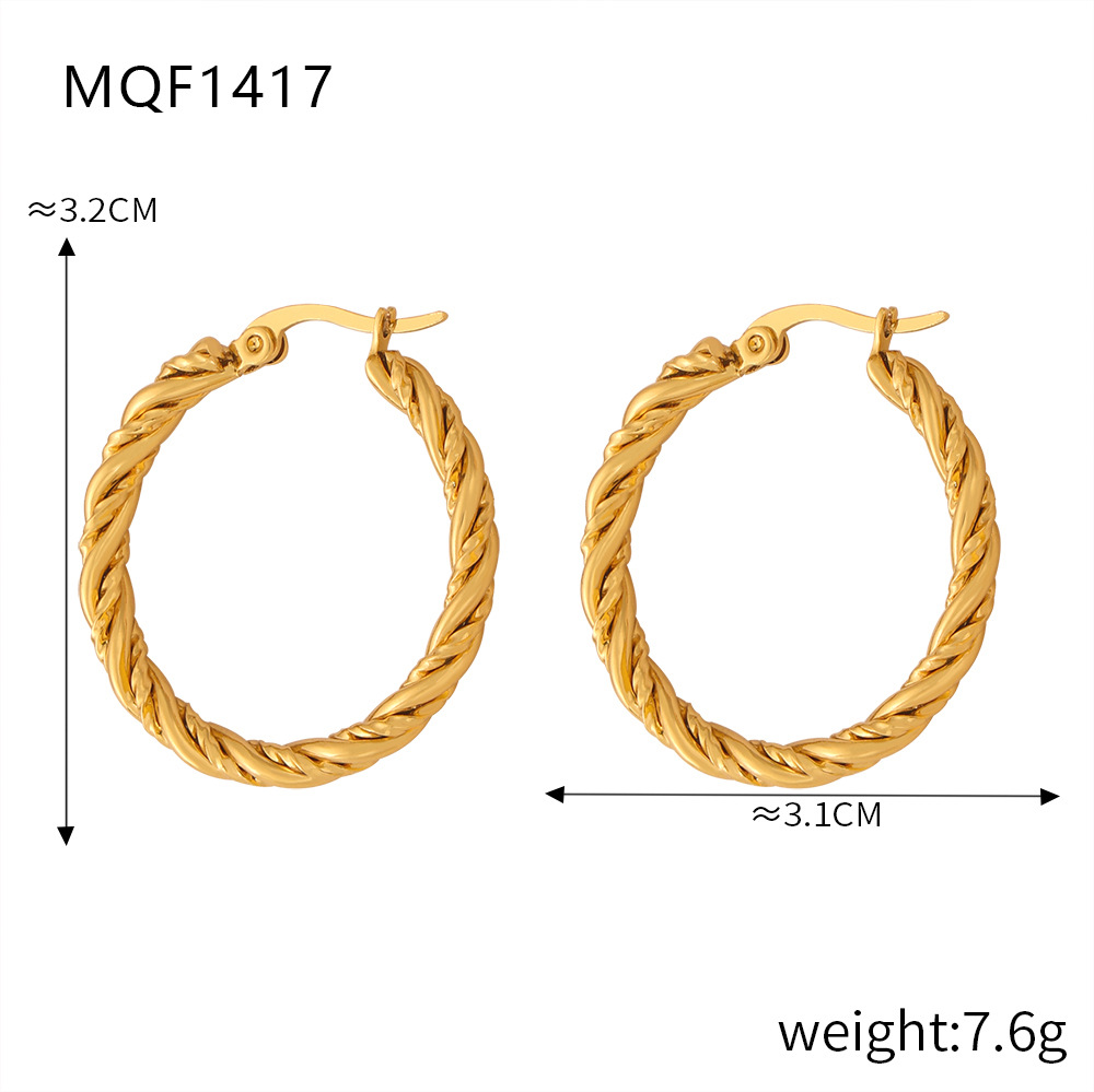 F1417-gold earrings