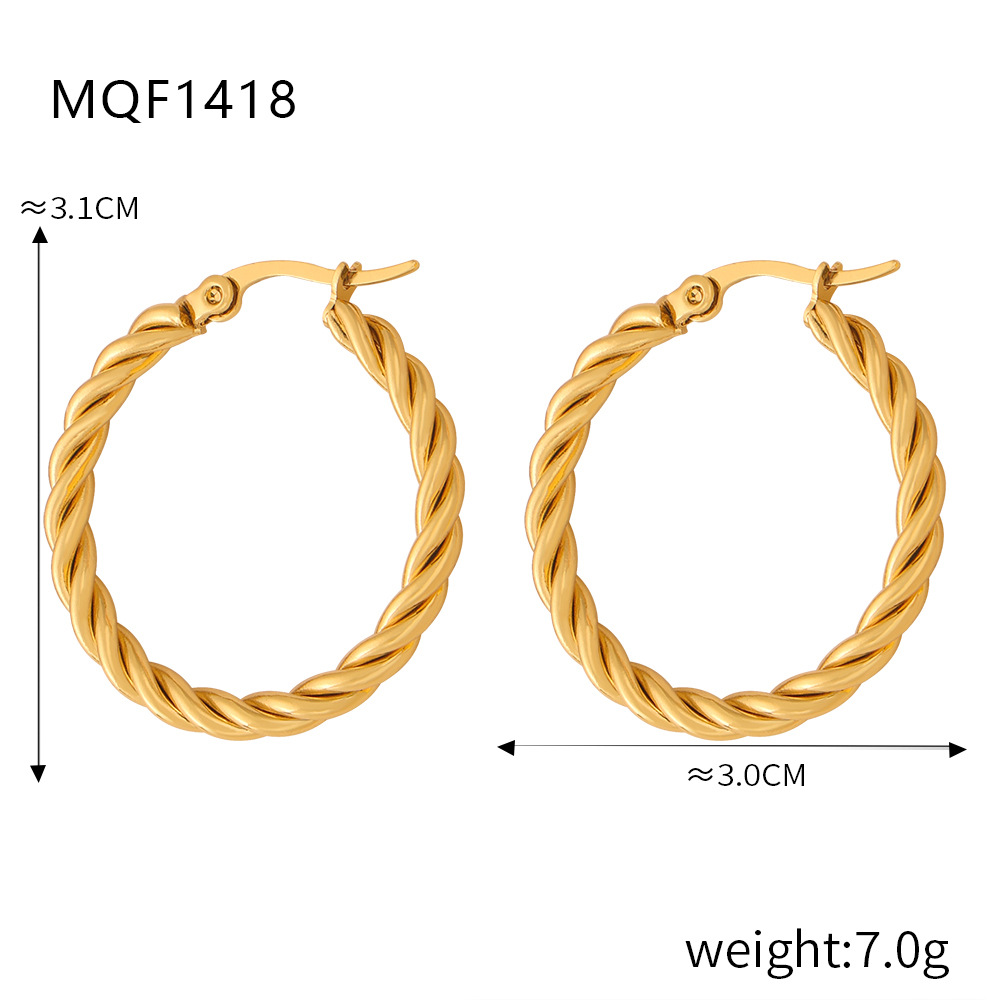 F1418-gold earrings